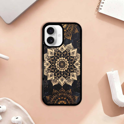iPhone 17 Case — Small Mandala Pattern, Randomly Floral, Unique Phone Case Design