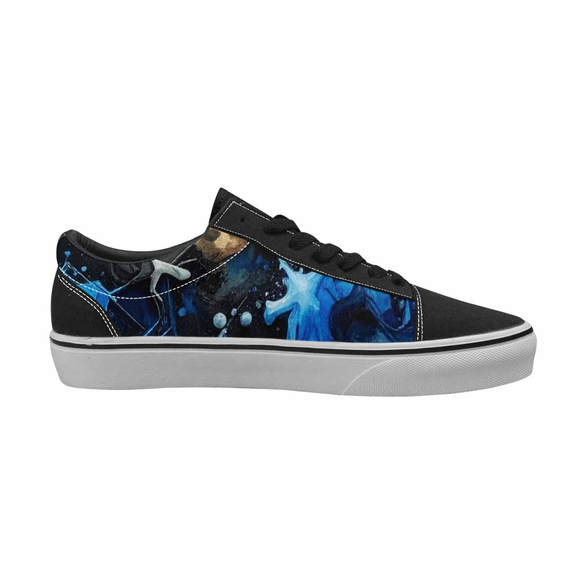WOMEN'S Camo Patches Lace-Up Canvas Y2K Shoes