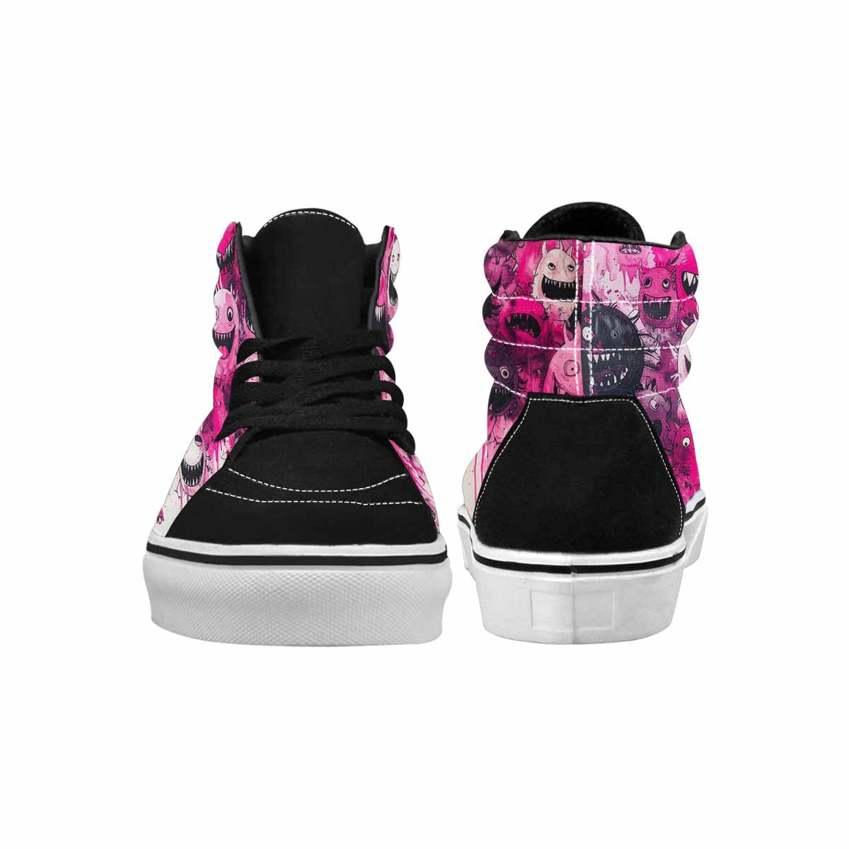 MEN'S Monsters (general) High Top Canvas Cottagecore Sneakers