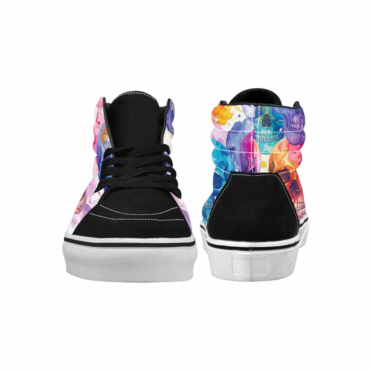 WOMEN'S Kulls - Watercolor High Top Canvas Surreal Sneakers