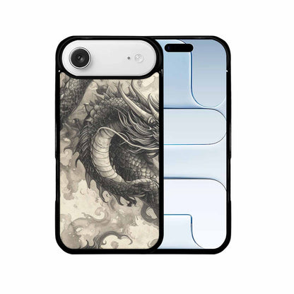 iPhone 17 Air Case — Retro Dragons Flame Retro Vintage, Custom Print Case Cover