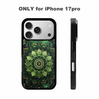 iPhone 17 Pro Case — Small Mandala Pattern Randomly Varying Floral, Custom Made Phone Cover