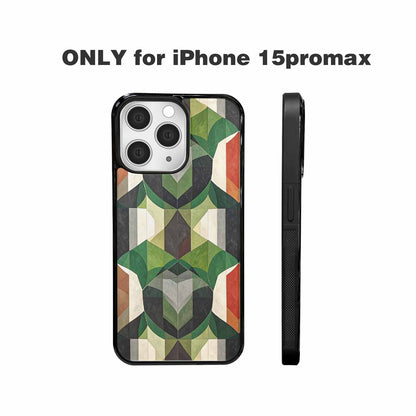 iPhone 15 Pro Max Case — Aromantic Flag Color Theme Small Rainbow, Original Design Phone Case