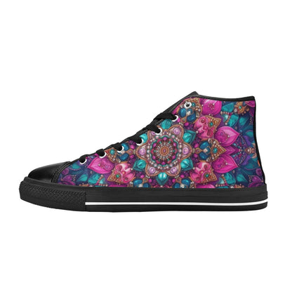 WOMEN'S Test High Top Canvas Grunge Sneakers