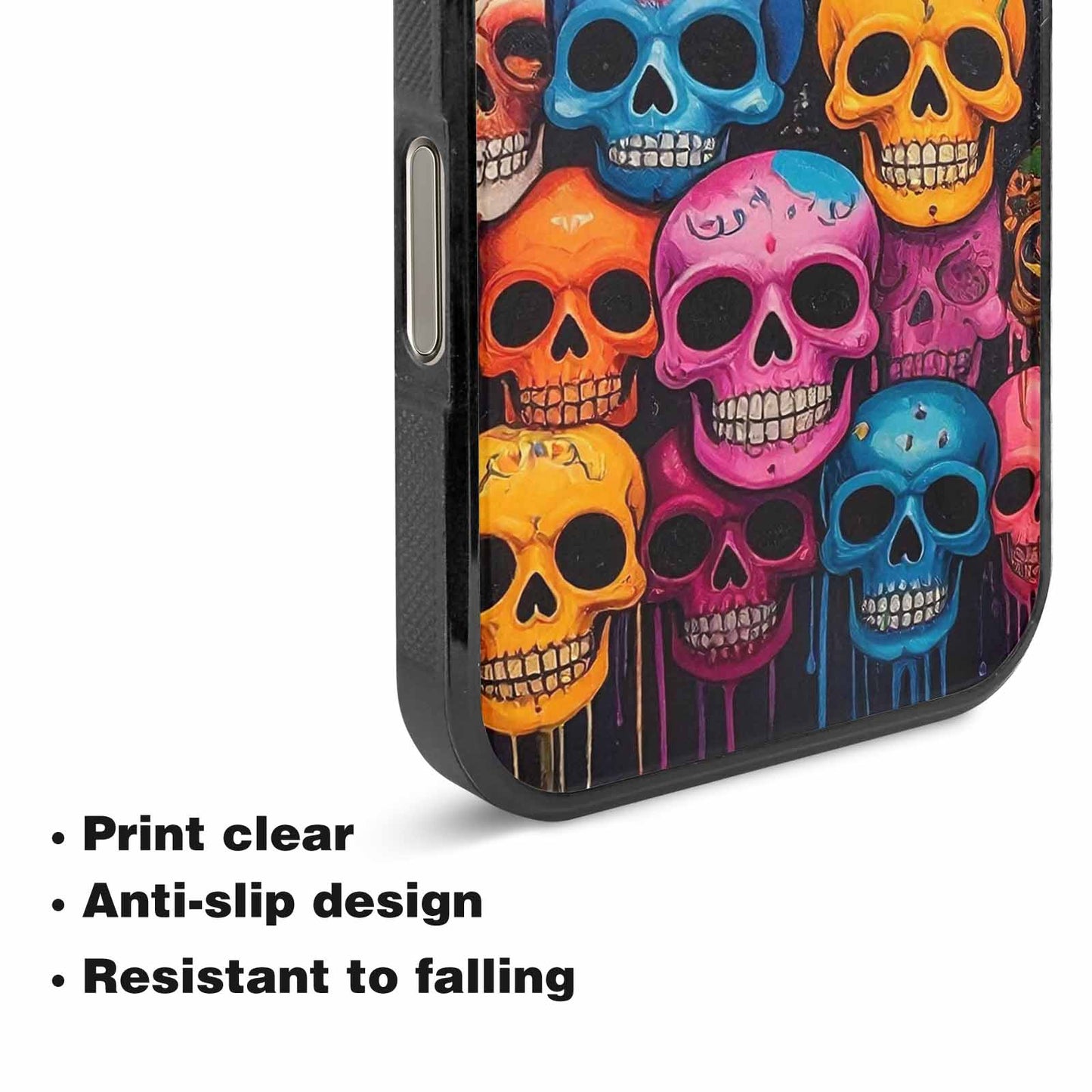 iPhone 16 Pro Max Case — Skulls General Skulls Pattern, Custom Print Case Cover