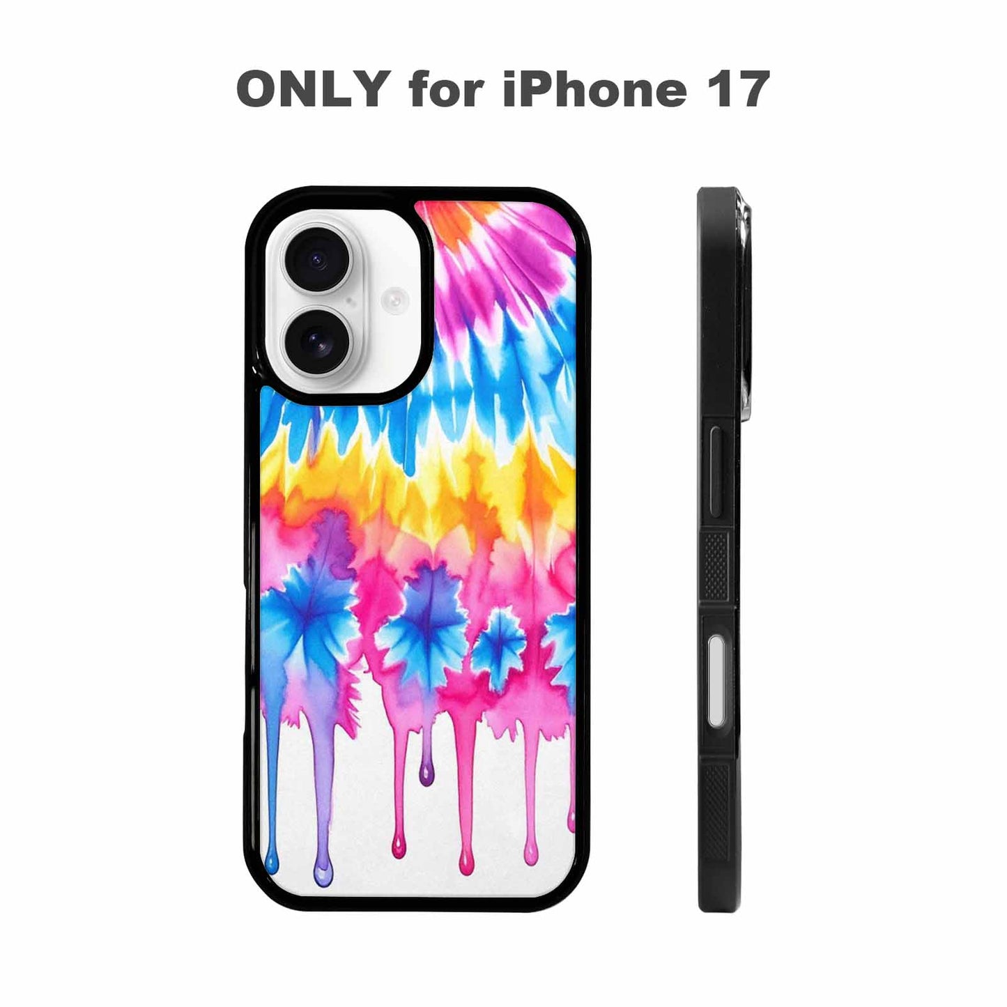 iPhone 17 Case — Tie Dye Style Art Tie Dye, Custom Designed Case Cover