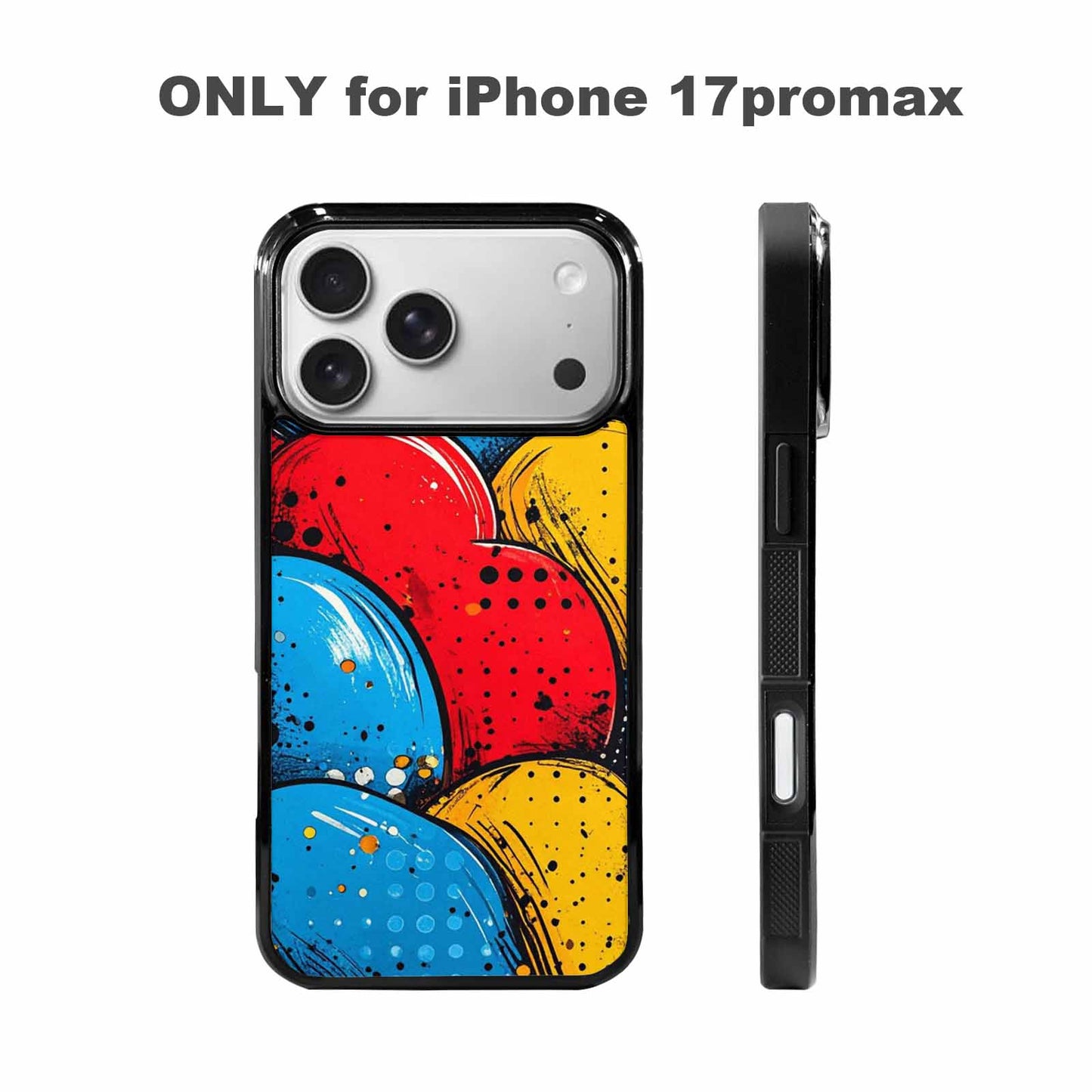 iPhone 17 Pro Max Case — Small Comic Book Halftone Original Art, Custom Art Phone Cover