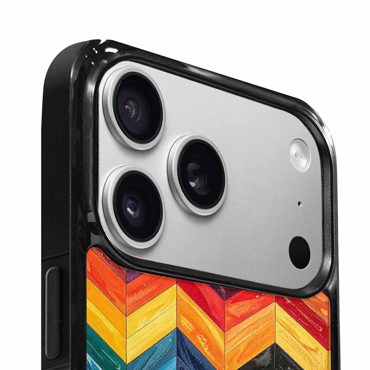 iPhone 17 Pro Max Case — Progress Pride Flag Color Original Art, Custom Designed Case Cover