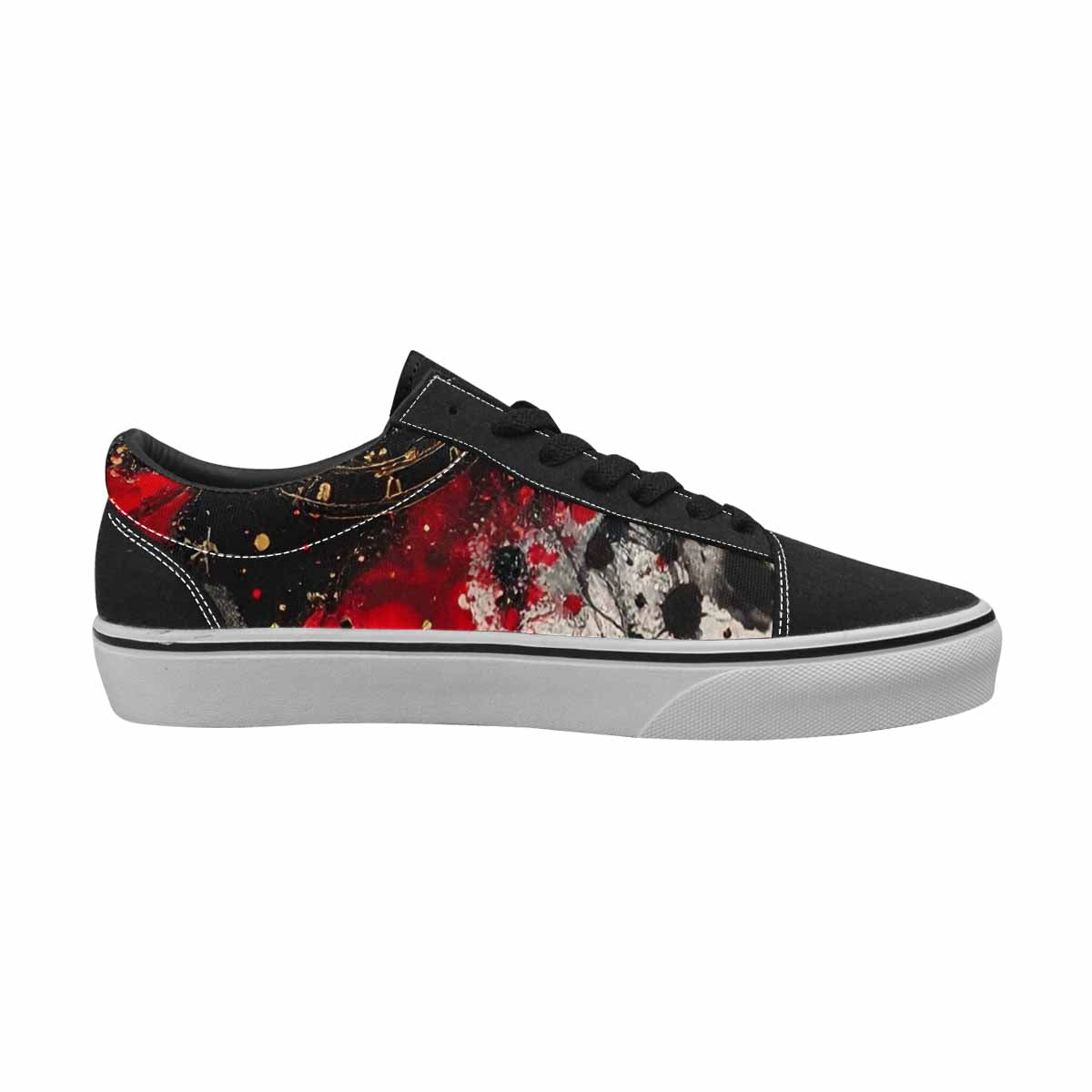 WOMEN'S Zodiac Constellation Lace-Up Canvas Dreamlike Custom Shoes