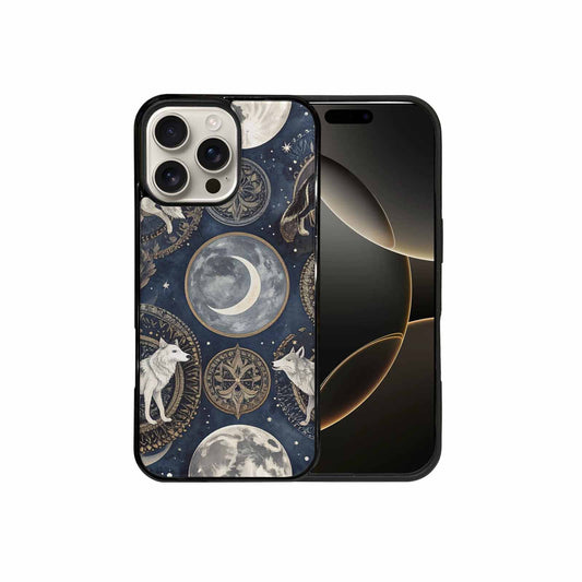 iPhone 16 Pro Max Case — Wolves Everywhere Collage Overlap Wolf, Custom Print Case Cover
