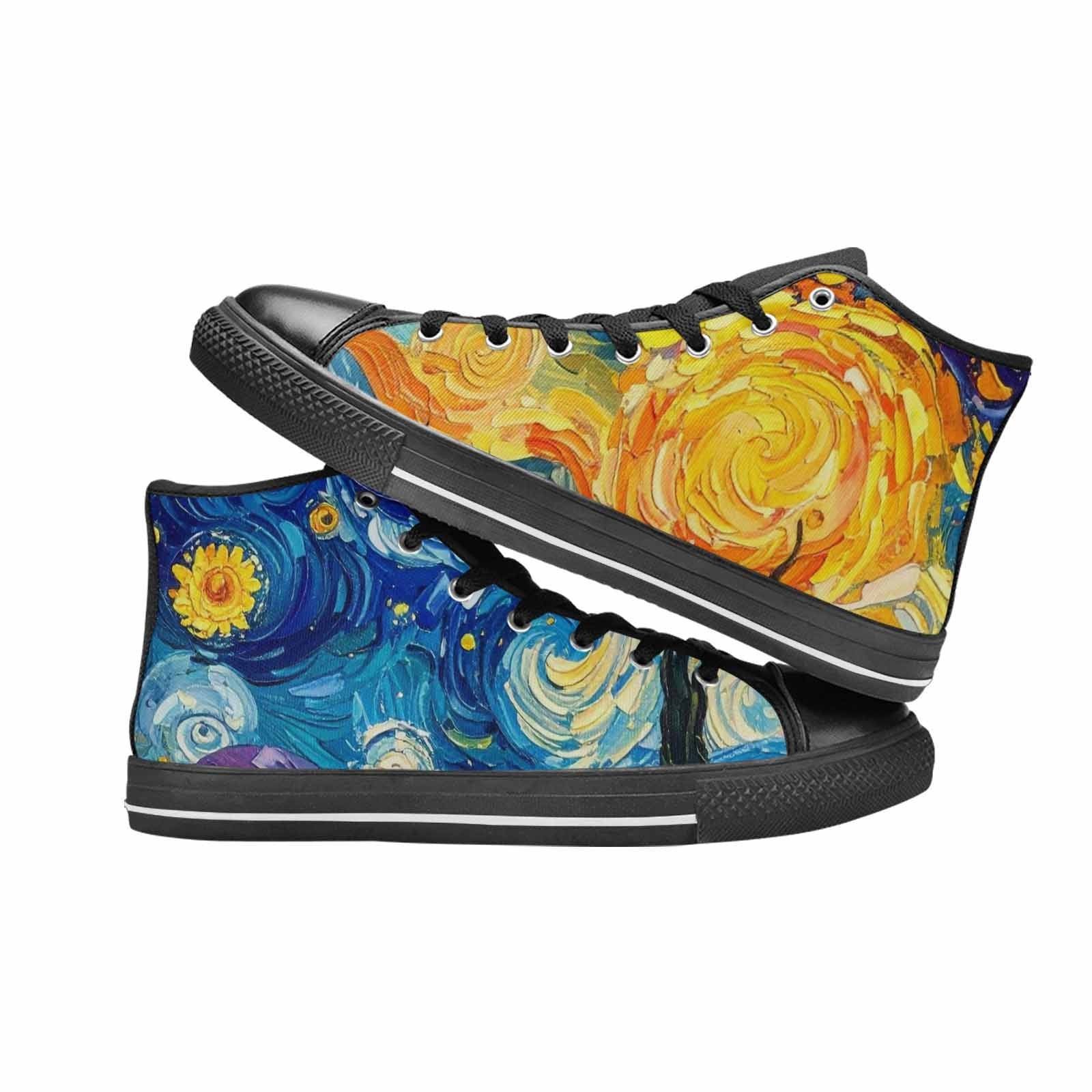 WOMEN'S Blend All Versions High Top Canvas Cottagecore Shoes