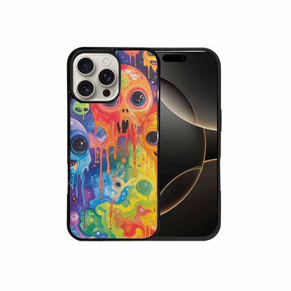 iPhone 16 Pro Max Case — Aliens Tie Dyemelting Aliens P, Custom Print Case Cover