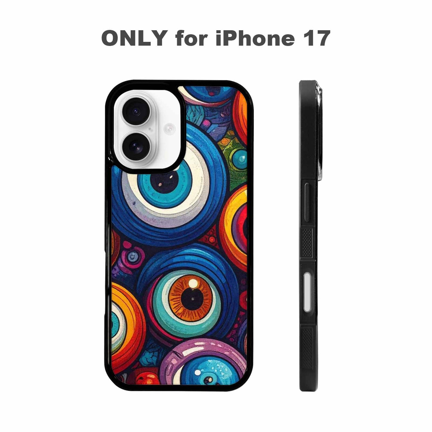 iPhone 17 Case — Seamless Tileable Pattern Of Cartoon Cute, Custom Phone Case