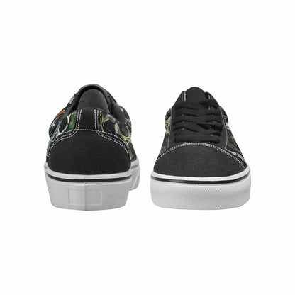 WOMEN'S Rainbow From Skull S Lace-Up Canvas Dreamcore Shoes