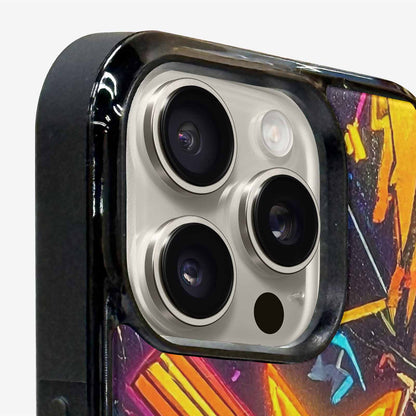 iPhone 16 Pro Max Case — 80s Retro Motif 80s Retro Motifs, Custom Print Case Cover