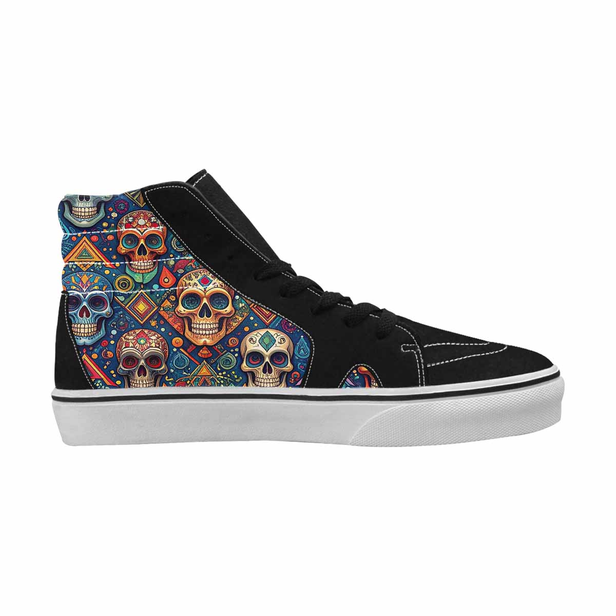 MEN'S Vibrant Skull Pattern 8 Ferion