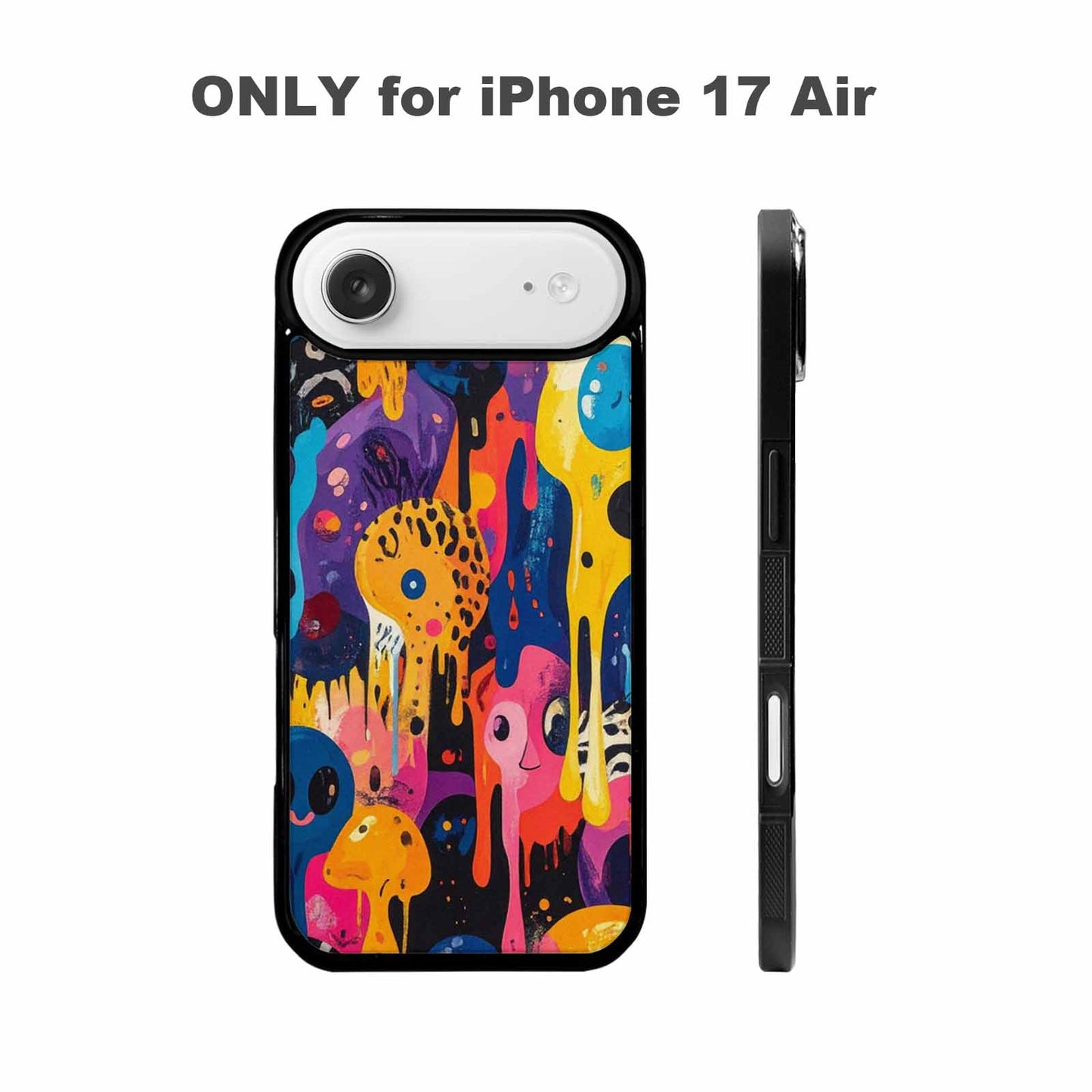 iPhone 17 Air Case — Melting Aliens Pattern Hundreds Of Alien, Custom Print Case Cover
