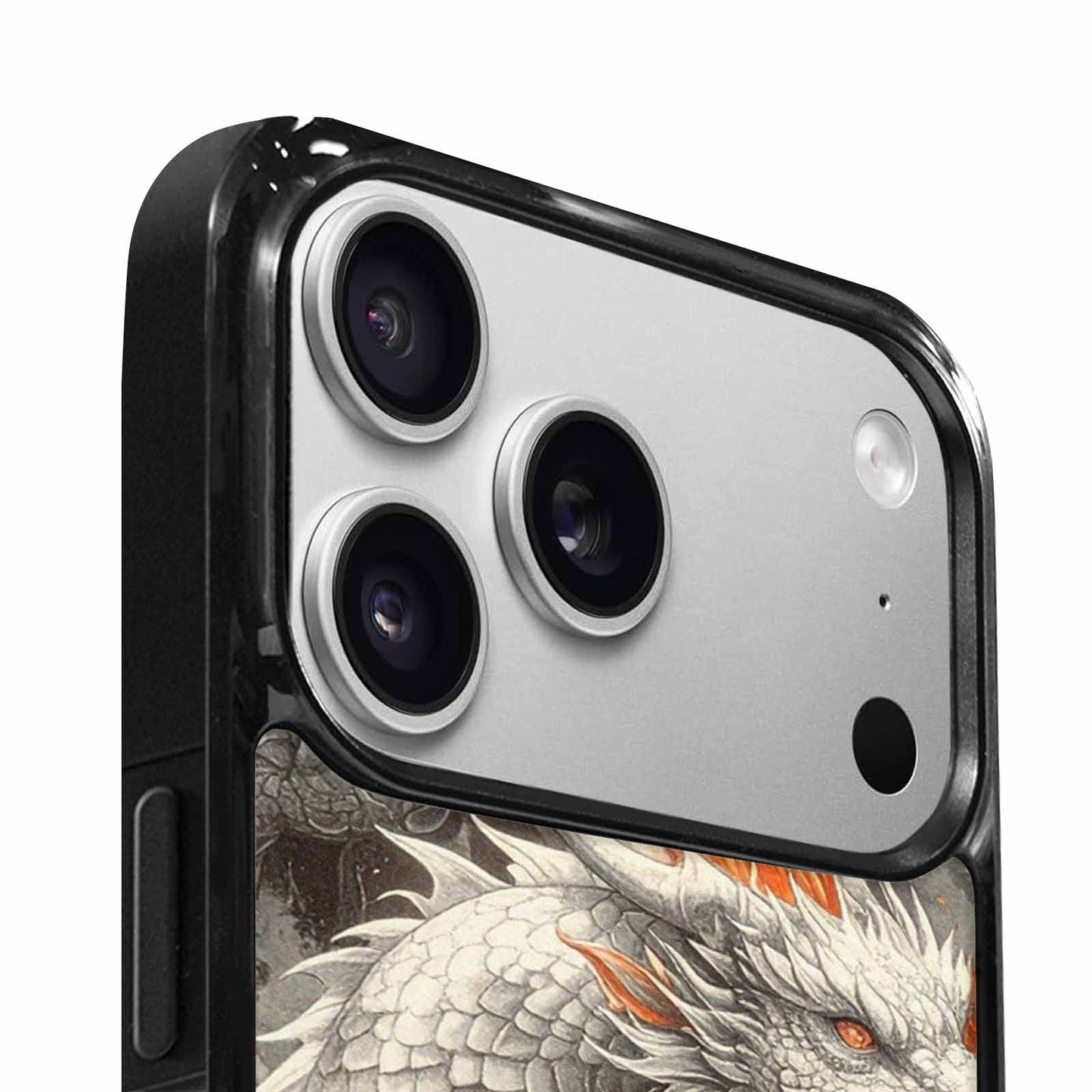 iPhone 17 Pro Max Case — Retro Dragons Flame Retro Vintage, Custom Art Phone Cover