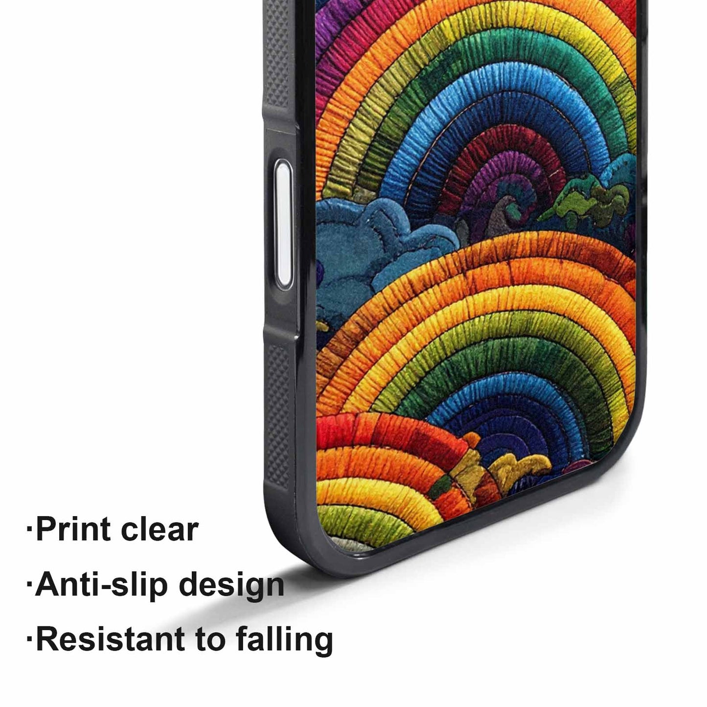 iPhone 17 Air Case — Vivid Camo Rainbow Arc Camo, Custom Printed Phone Case