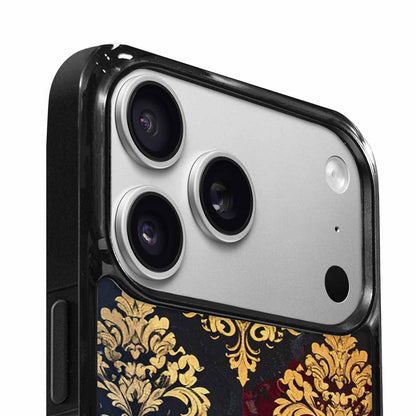 iPhone 17 Pro Case — Small Damask Ornamental Wallpaper Pattern Original, Custom Designed Case Cover