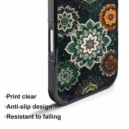 iPhone 17 Pro Case — Small Mandala Pattern Randomly Varying Floral, Custom Print Case Cover