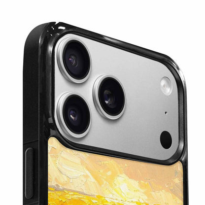 iPhone 17 Pro Max Case — Impressionist Sunflower Brushstroke Pattern Floral, Custom Print Case Cover