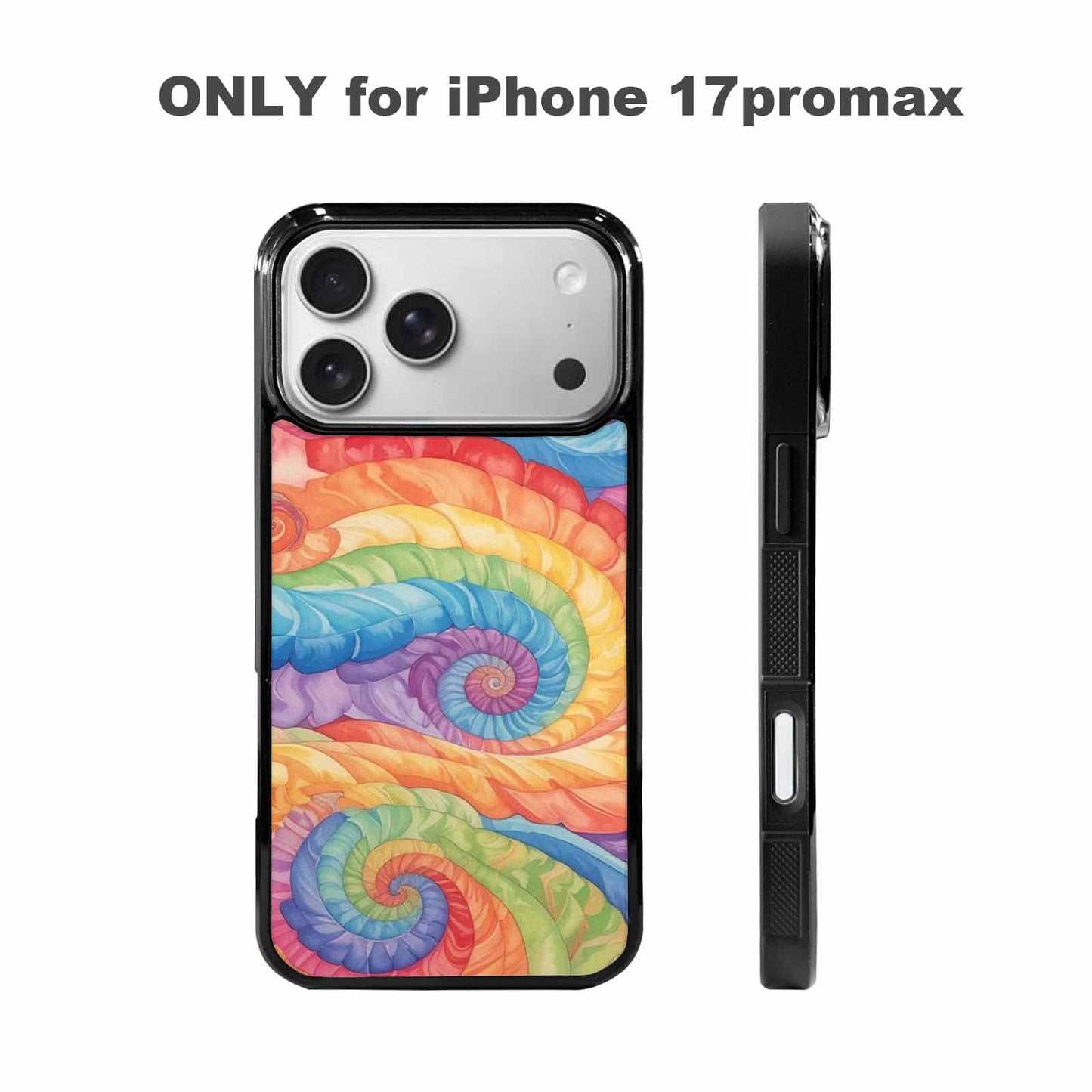 iPhone 17 Pro Max Case — Tie Dye Swirls Tie Dye Tie, Customized Protective Case