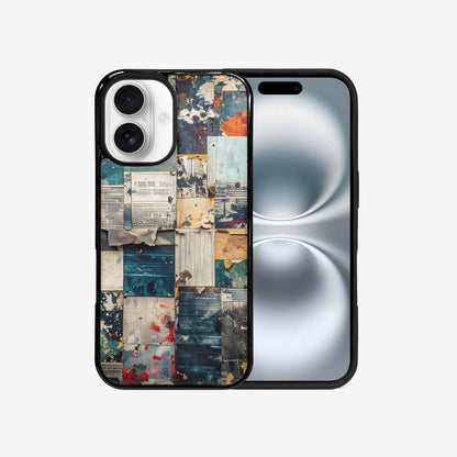iPhone 16 Case — Distressed Grunge Texture Pattern Hundreds Of, Personalized Phone Case