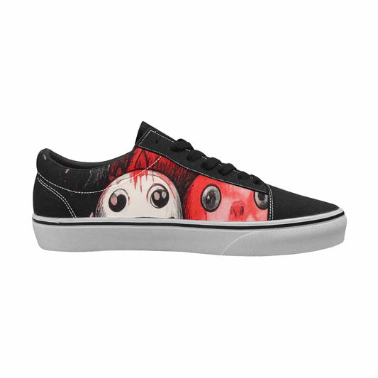 WOMEN'S Monsters (general) Lace-Up Canvas Dark Academia Custom Sneakers