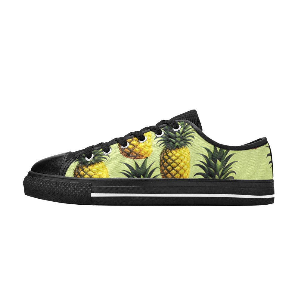MEN'S Pineapples Please 4 Canvas Y2K Custom Sneakers