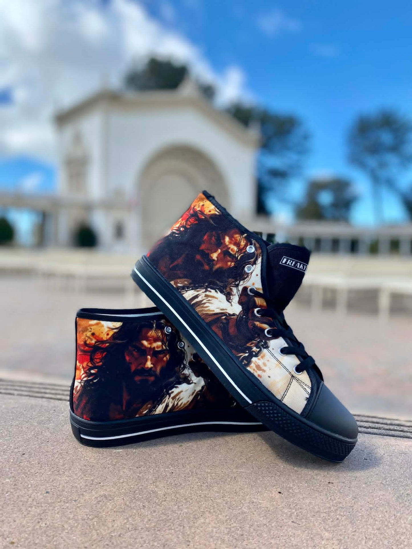 Jesus Unisex High Top Canvas Shoes