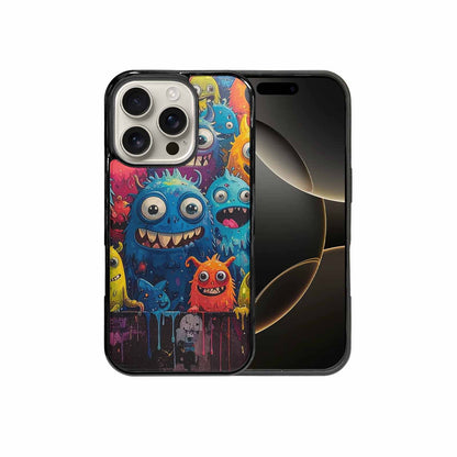 iPhone 16 Pro Case — Monsters General Cartoon Monst, Custom Designed Case Cover