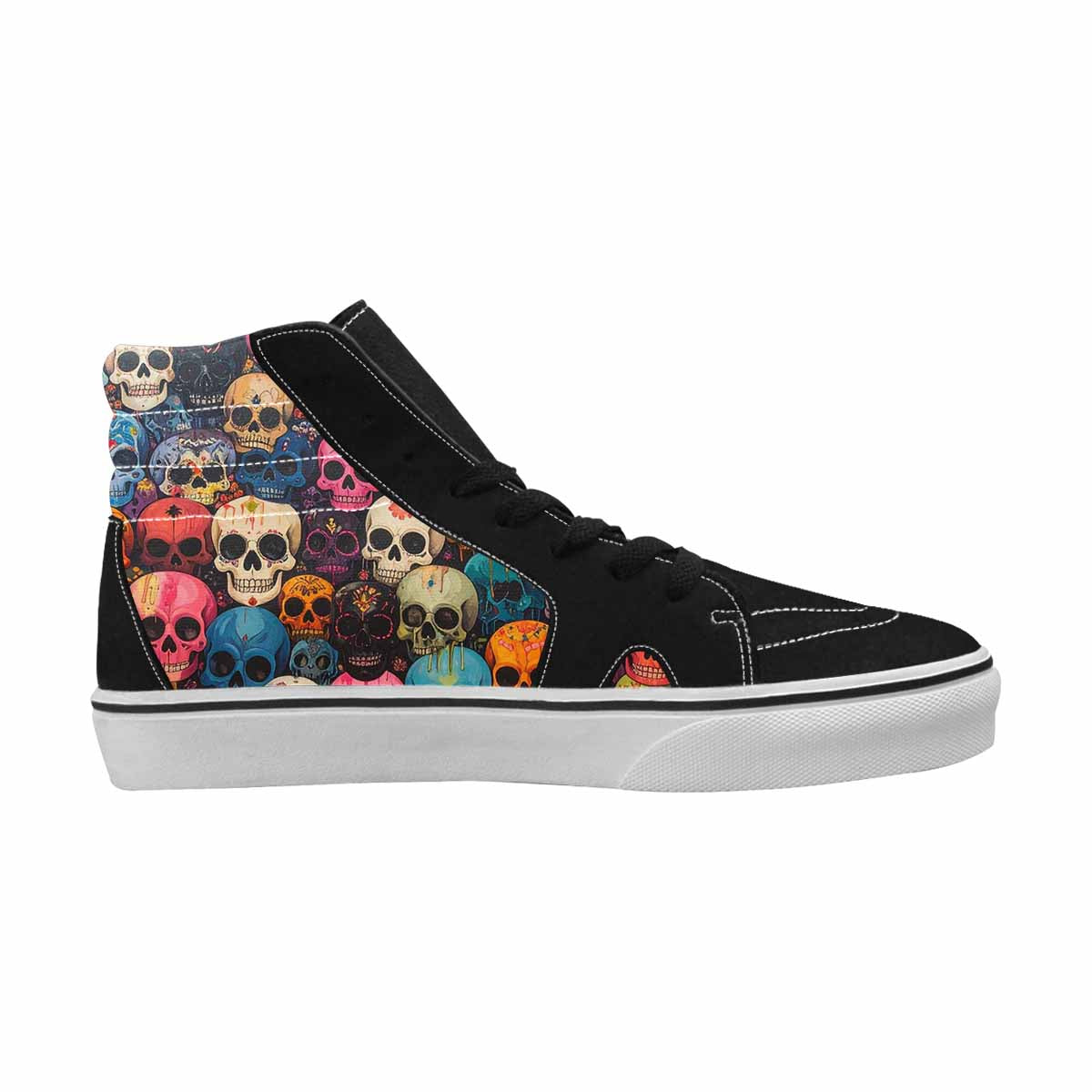 MEN'S Skulls (general) High Top Canvas Y2K Shoes