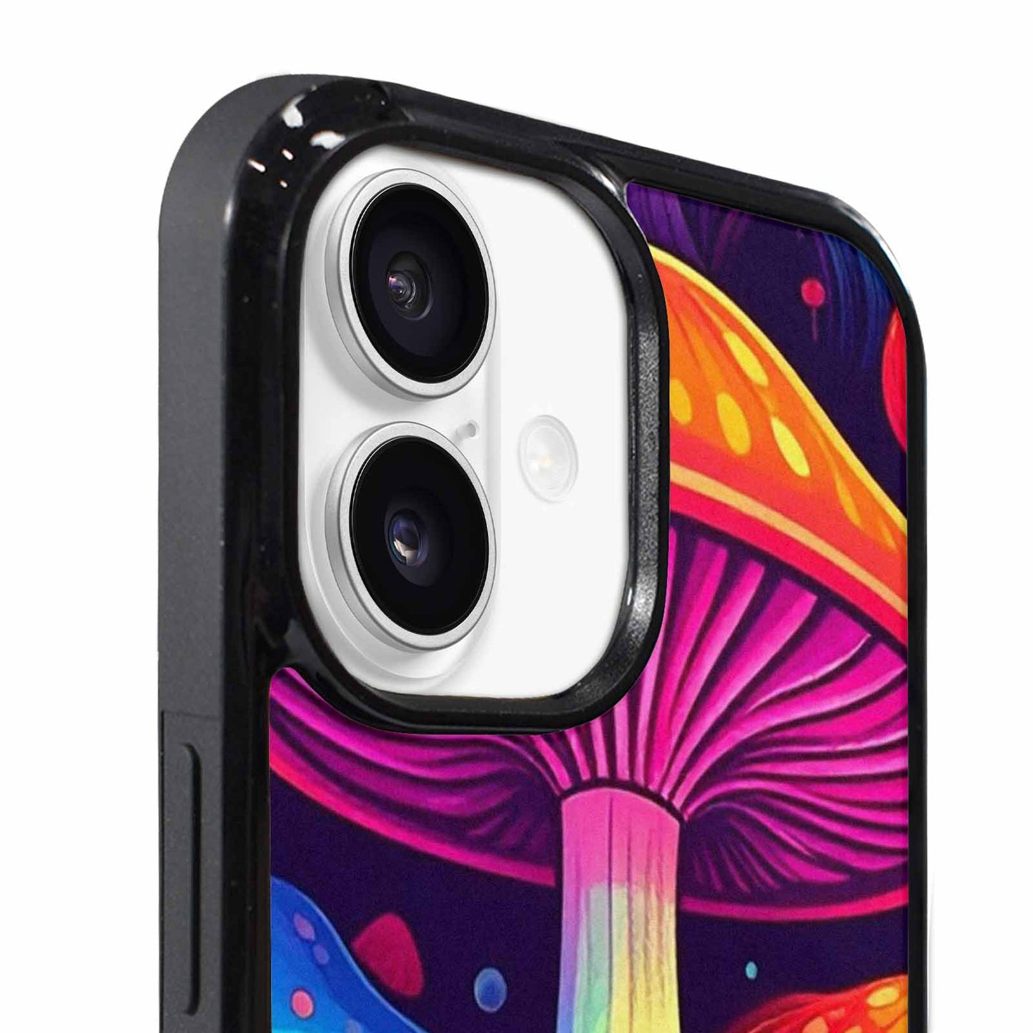 iPhone 17 Case — Psychedelic Mushroom Cartoon Pattern Cartoon Cute, Custom Print Case Cover