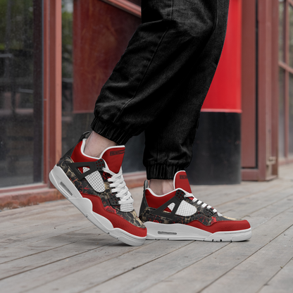 Skulls Unisex Non Slip Lace Up Breathable Fashion Sneakers