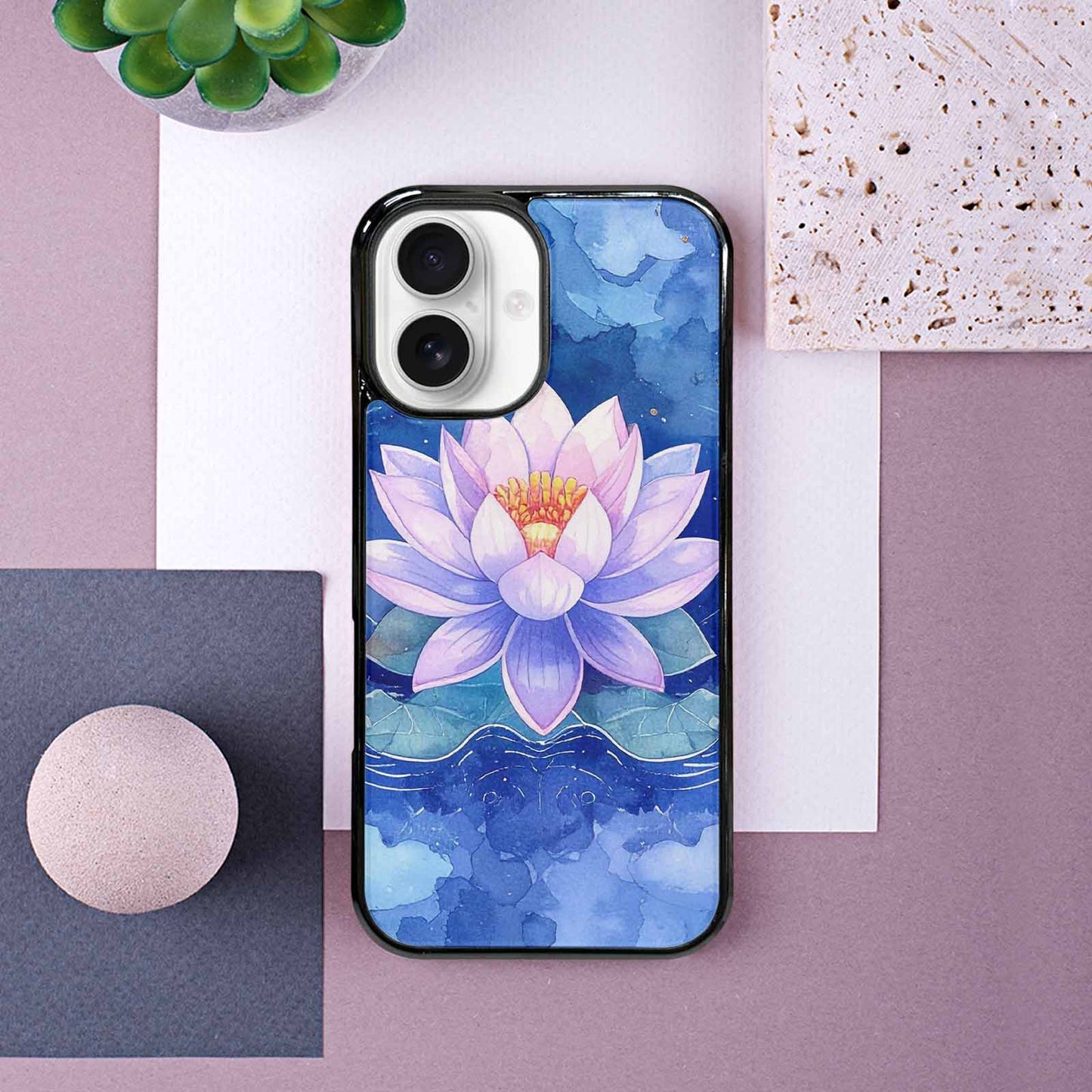 iPhone 16 Case — Water Lilies Impressionist, Personalized Phone Case