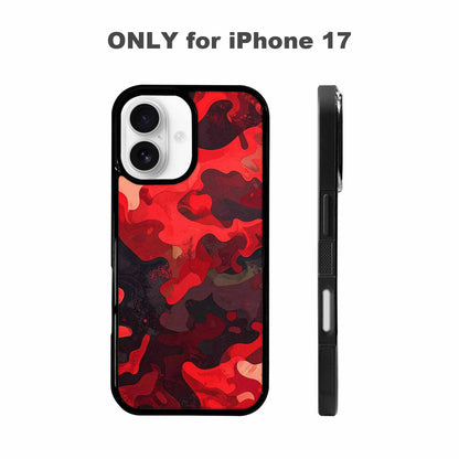 iPhone 17 Case — Small Military Camouflage Blotch Camo, Custom Print Case Cover