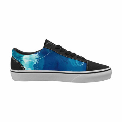 WOMEN'S Tie Dye - Canvas Lace-Up Dark Academia Shoes