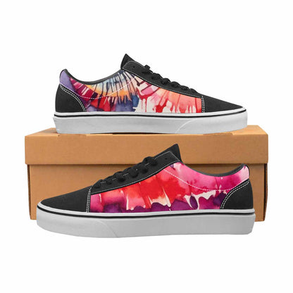 WOMEN'S Tie Lace-Up Canvas Cottagecore Custom Sneakers