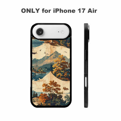 iPhone 17 Air Case — Vintage Travel Artwork Pattern Retro Vintage, Custom Designed Case Cover