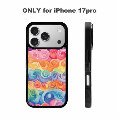 iPhone 17 Pro Case — Tie Dye Swirls Tie Dye Tie, Custom Print Case Cover