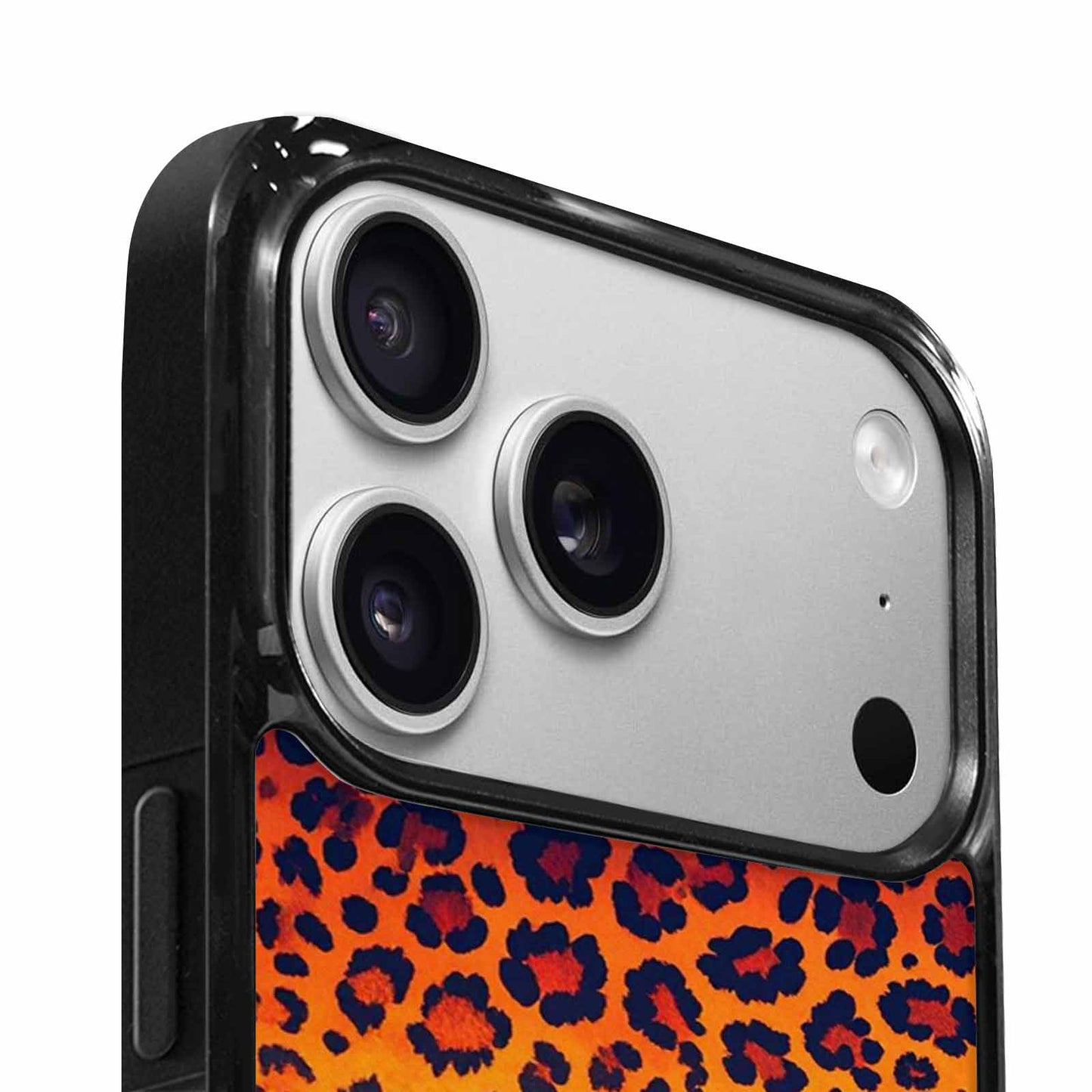 iPhone 17 Pro Case — Leopard Print Gradient Style Edge Animal, Custom Printed Phone Case