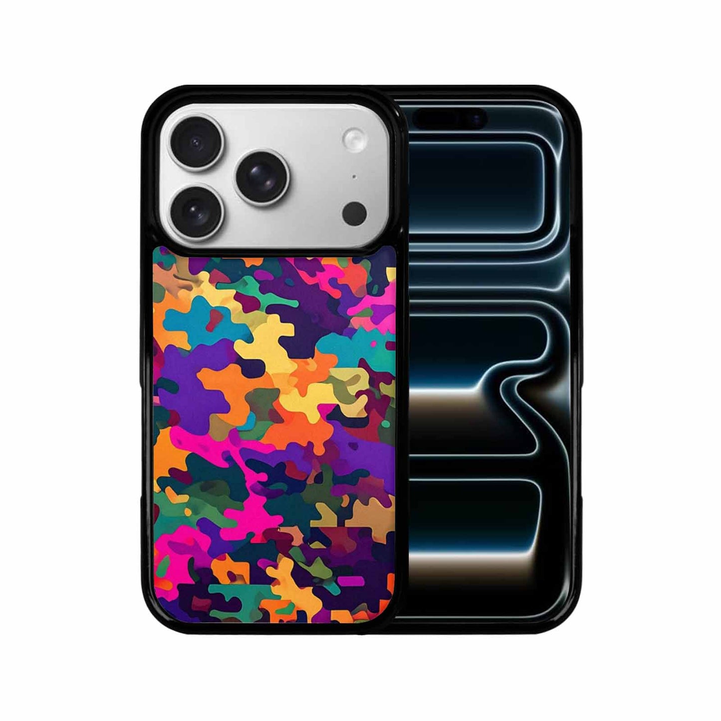 iPhone 17 Pro Case — Small Military Camouflage Blotch Pattern Camo, Custom Made Phone Cover