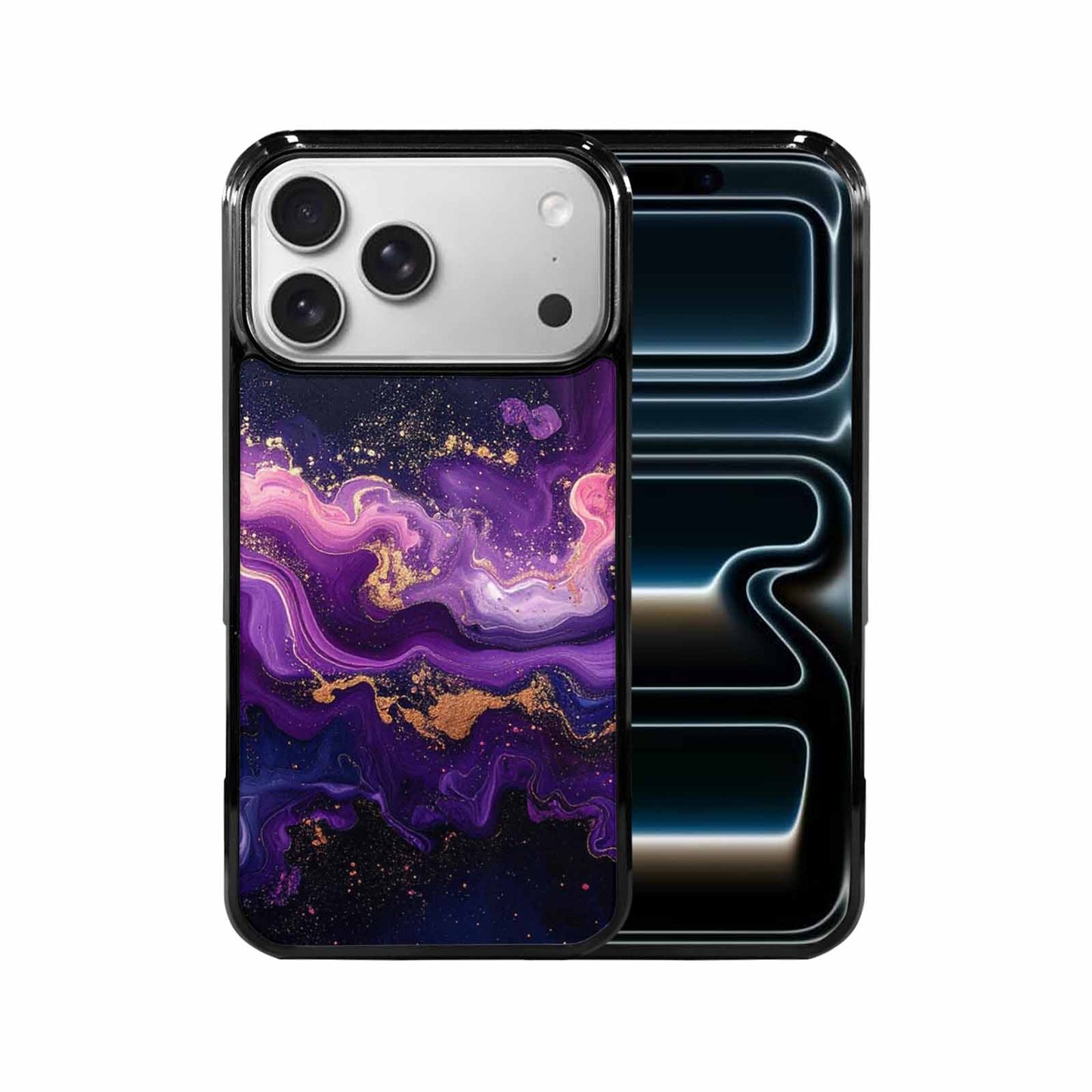 iPhone 17 Pro Max Case — Seamless Repeating Pattern Of Galaxy Space, Unique Phone Case Design