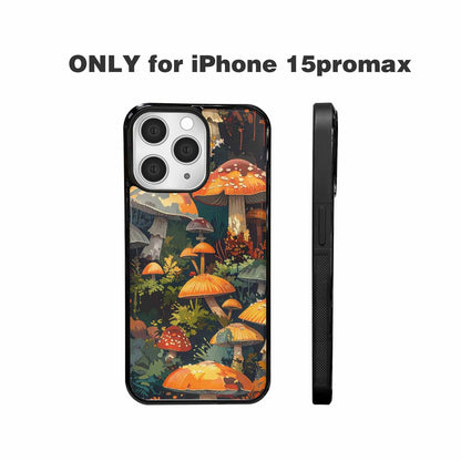 iPhone 15 Pro Max Case — Mushrooms Camomushrooms Patter, Custom Designed Case Cover