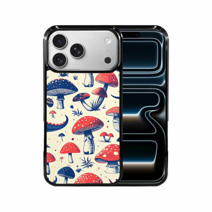 iPhone 17 Pro Max Case — Vintage Dinosaurs Mushroom Retro Vintage, Custom Print Case Cover
