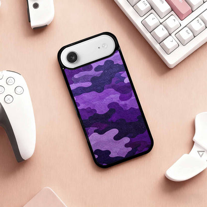 iPhone 17 Air Case — Camo Style Pattern In Shades Camo, Original Design Phone Case