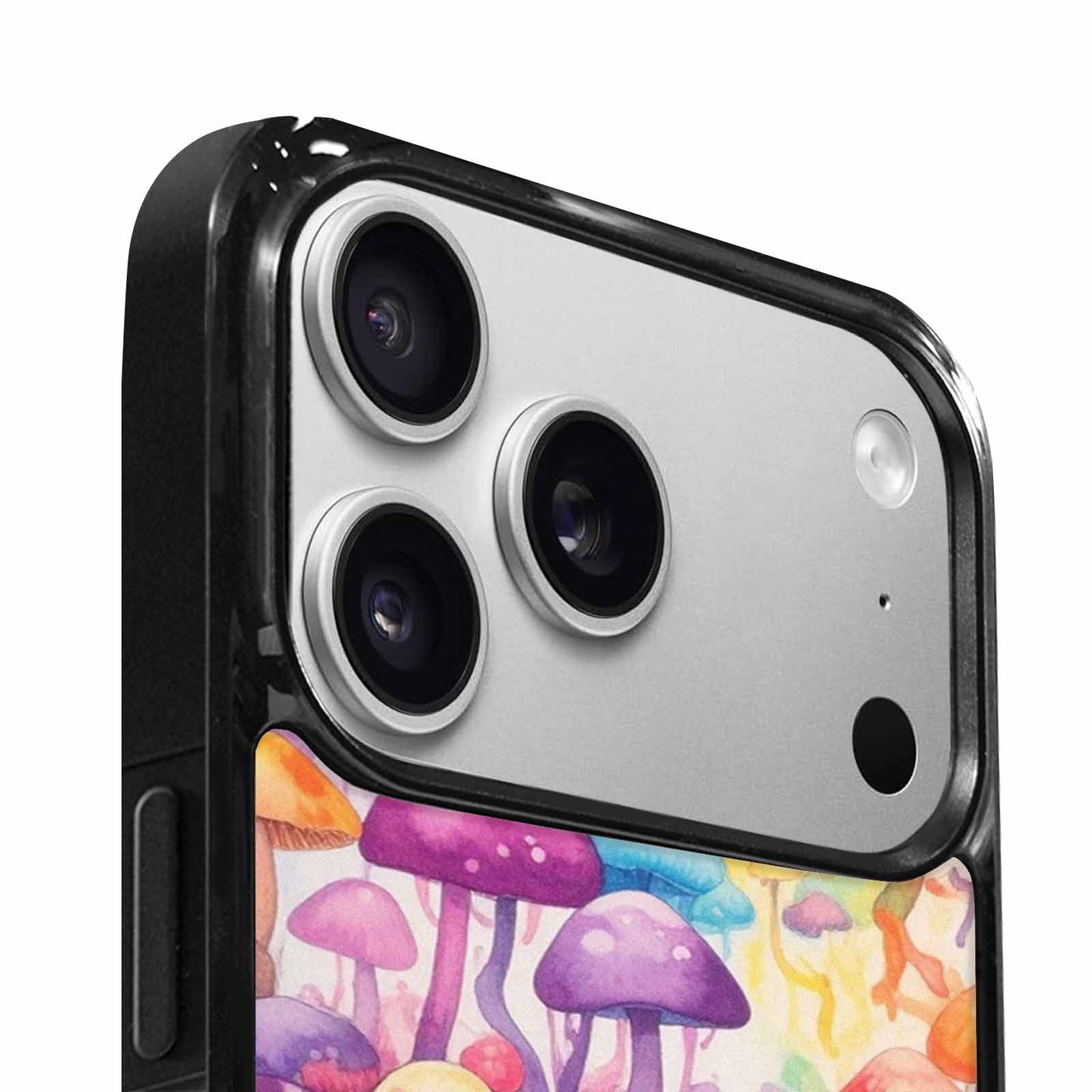 iPhone 17 Pro Max Case — Mushrooms Tie Dyemushrooms Pat Tie Dye, Custom Made Phone Cover