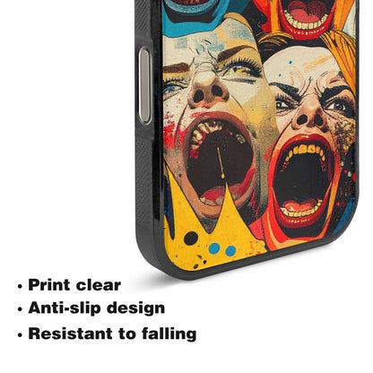 iPhone 16 Pro Case — Comic Book Scream Comic Book Scream, Custom Print Case Cover