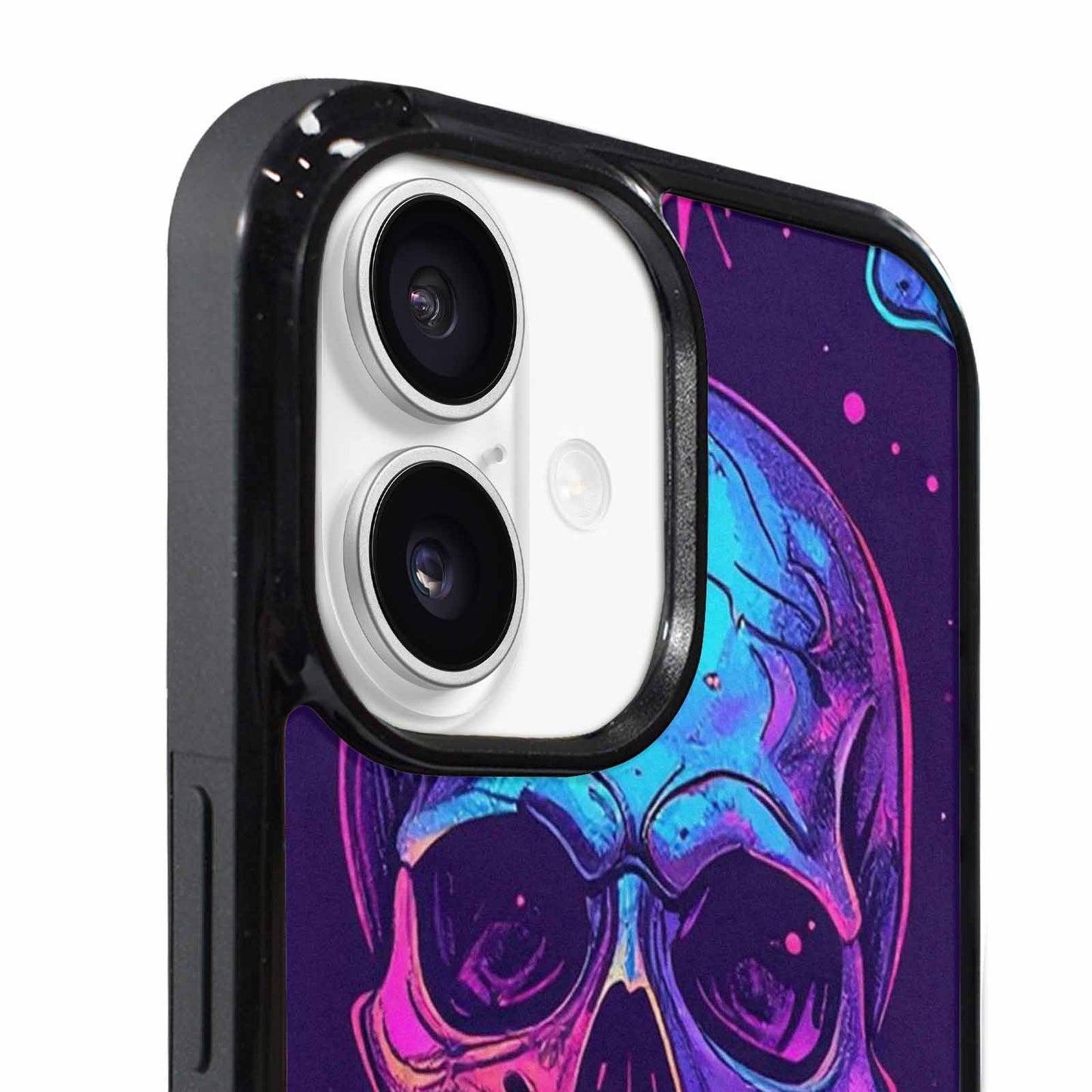iPhone 17 Case — Galaxy Skulls Art Seamless Gothic Skulls, Custom Art Phone Cover